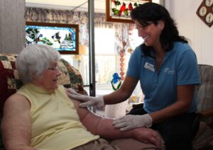 hospice massage therapist