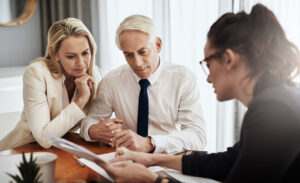 investing discussion with couple