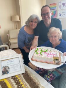 Sue Goldstein with Sister and Son
