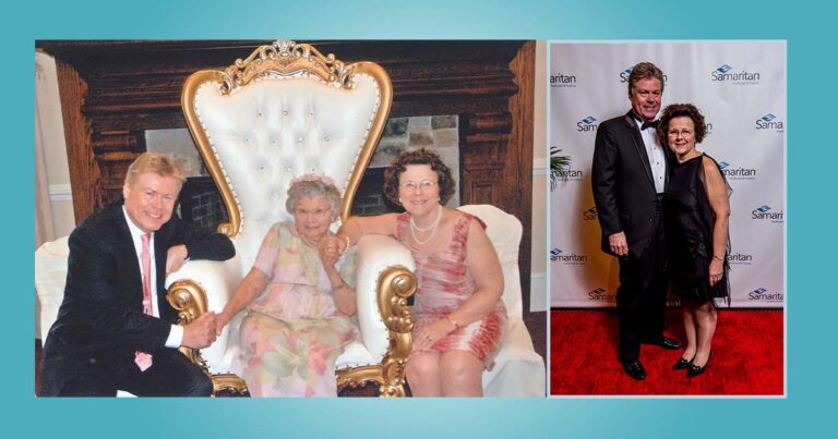 Eric and Frances Herr with Mom Collage