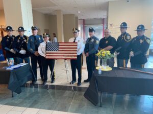 Members of the Voorhees Police and Fire departments were honored for their service at the Fallen Comrade Ceremony at Voorhees Town Center.