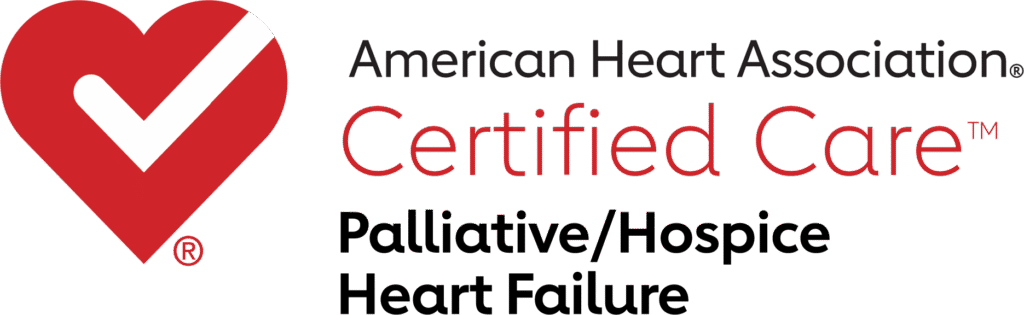 American Heart certified palliative/hospice heart faliure