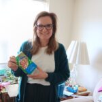 caregiver receiving cookies