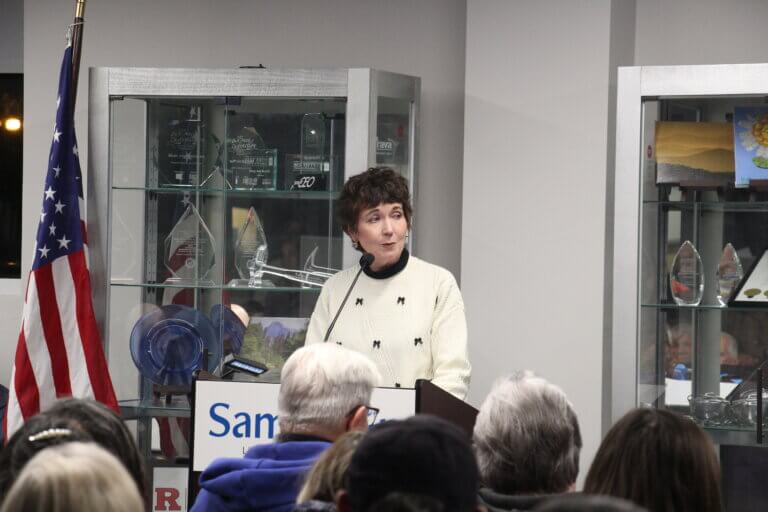 Anne Elmore doing readings