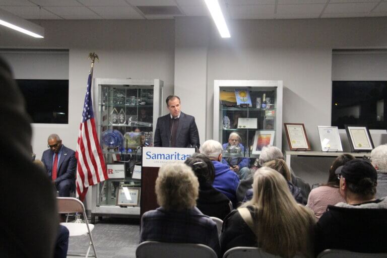 Greg speaking at Tree