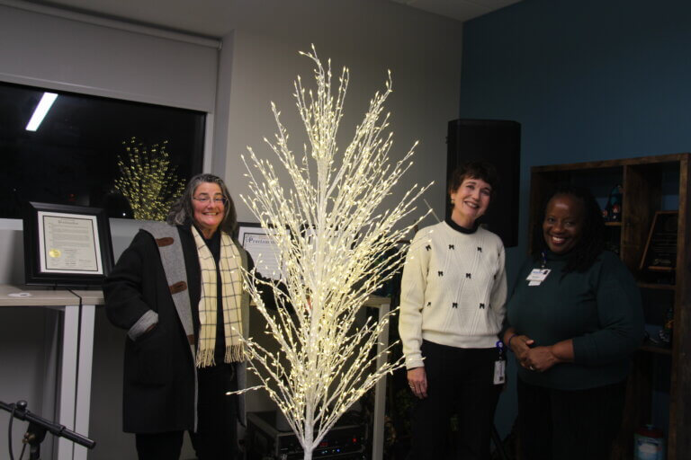 Sue Witty,Anne Elmore, and Charity