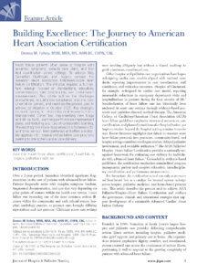 First page of JHPN publication