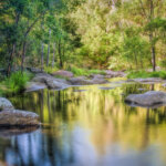 Mothar mountain rock pools outside of Gympie Queensland