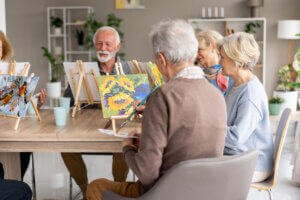 Patients painting