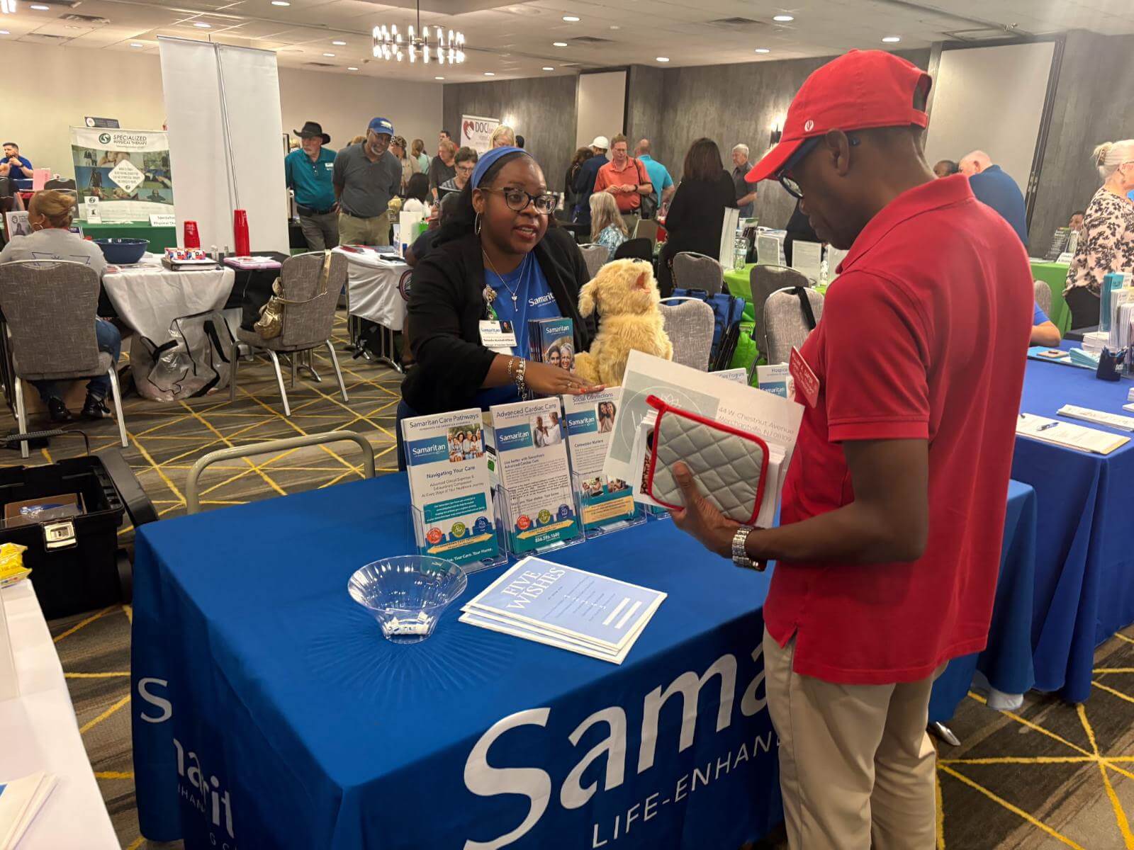 Samaritan Volunteer attending Cherry Hill Senior Festival