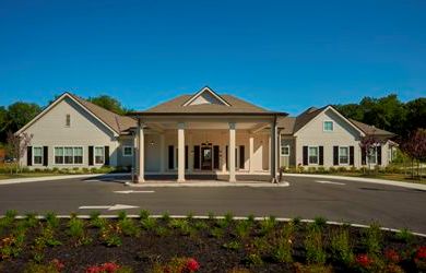 Inpatient hospice bed at our Voorhees hospice facility